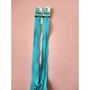 YKK New Unique Invisible Zipper 9in Aoua Color 548, ART 0309